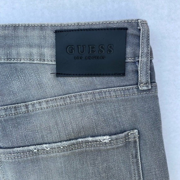 New GUESS Skinny Stitched Moto Men's Jeans SZ 32 - Picture 6 of 8
